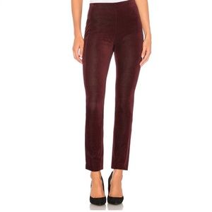 Theory Navalane Velvet Straight Leg Pant
